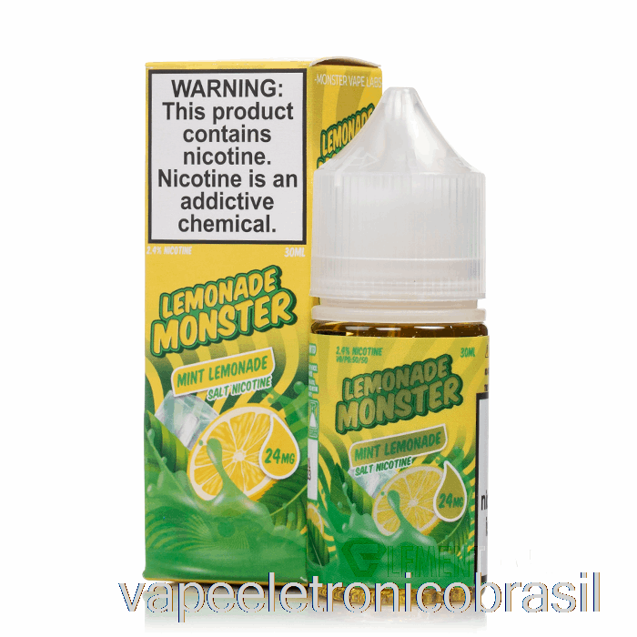 Vape Eletrônico Mint - Sais Monstruosos De Limonada - 30ml 48mg